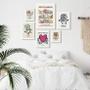 Imagem de Kit Composição 6 Quadros Artes Keith Haring - Com Vidro