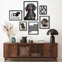 Imagem de Kit Composição 6 Quadros I Love My Dachshund - com vidro