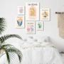 Imagem de Kit Composição 6 Quadros Matisse Tons Pasteis - com vidro