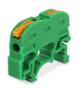 Imagem de Kit Conector Alavanca de Emenda KV121 1 Via 32A Trilho DIN Cabo 0,2-4,0mm² - Verde