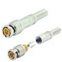 Imagem de Kit Conector Bnc Mola Com Parafuso Plug Cftv Linha Prime
