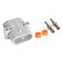 Imagem de Kit conector chicote 02 vias macho 12v/24v 600v carregamento