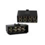 Imagem de Kit Conector EVUS C-037 8 Vias com Trava Preto