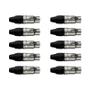 Imagem de Kit Conector Xlr Femea Wc 1003 (10un) Wireconex F108