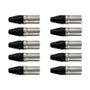 Imagem de Kit Conector Xlr Macho Wc 1013 (10un) Wireconex F108