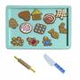 Imagem de Kit Confeiteiro Brinquedo Montessori Madeira Cozinha 16 pcs