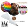 Imagem de Kit Confeiteiro Com Espátulas Nivelador E Saco Com 6 Bicos Para Confeitar Alisar Decorar Bolos