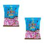 Imagem de Kit Confete Kukets Mini Branco Rosa M&M Pastilha Chocolate
