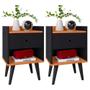 Imagem de Kit Conjunto 2 Mesinha Decore Com Gaveta Nicho - Cores
