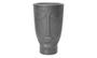 Imagem de Kit Conjunto  2 Vaso Decorativo Planta Face Rosto Cabeça Homem N24 Preto Plastico - Nutriplast