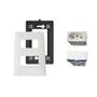 Imagem de Kit Conjunto 4x2 Tomada 10A Interruptor Bipolar Pial Plus+