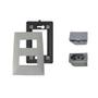 Imagem de Kit Conjunto 4x2 Tomada 20A Interruptor Simples Pial Plus+
