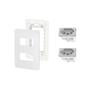 Imagem de Kit Conjunto 4x2 Tomada Dupla 10A S70202174 Orion Schneider
