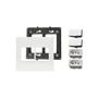 Imagem de Kit Conjunto 4x4 2x Interruptor Simples 2x Tomada 10A Pial Plus Mais Legrand