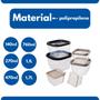 Imagem de Kit Conjunto 6 Potes Plasútil Linha Conect Com Tampa Modular Organizadores para Despensa Mantimentos