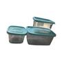 Imagem de Kit conjunto com 03 Potes plastico Plasútil