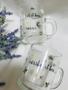 Imagem de KIT Conjunto com 2 Canecas De Vidro Abelhinhas 225ml