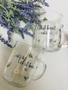 Imagem de KIT Conjunto com 2 Canecas De Vidro Abelhinhas 225ml
