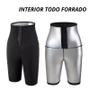 Imagem de Kit Conjunto Duas Peças Short Top Térmica Efeito Sauna Queima Caloria Ginástica Musculação Corrida Esportes - G/GG