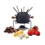 Imagem de Kit Conjunto Fondue 10 Peças Antiaderente Inox Queijo Chocolate