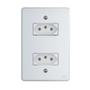Imagem de Kit Conjunto Interruptor 4x2  2 módulos 2P+T 20A 250V