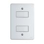 Imagem de Kit Conjunto Interruptor 4x2  2 Teclas Simples 10A 250V