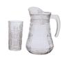 Imagem de Kit Conjunto Jarra 1L com Copos 250ml Athena Vidro Hauskraft