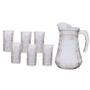 Imagem de Kit Conjunto Jarra 1L com Copos 250ml Athena Vidro Hauskraft