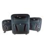 Imagem de Kit Conjunto Mala Viagem Expansivel 360º Com 4 Rodas Giratoria Com 3 Peças Tamanho P M E G