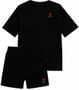 Imagem de Kit Conjunto Masculino Bermuda Tactel Com Bolsos + Camisa Camiseta Algodão Estampada