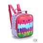 Imagem de Kit Conjunto Mochila Rodinha Infantil Menina Estampa Fofas 2024