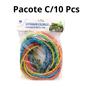 Imagem de Kit Conjunto Pacote 10 Elastico Extensor Color Ferro 1,5M