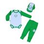 Imagem de Kit Conjunto Palmeiras Body Calça e Boné Oficial