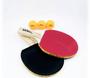 Imagem de Kit Conjunto Ping Pong 2 Raquetes + 3 Bolas Belfix