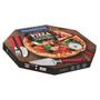 Imagem de Kit Conjunto Pizza 14 Peças Tramontina com Lâminas em Aço Inox e Cabos de Polipropileno Preto Cozinha 25099022