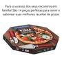 Imagem de Kit Conjunto Pizza Tramontina com Lâminas em Aço Inox e Cabos de Polipropileno Vermelho 14 Peças 25099722