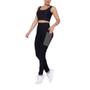 Imagem de Kit conjunto TOP ALÇA MÉDIA bojo + CALÇA LEGGING BOLSOS Feminino Academia Corrida Fitness 701