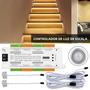 Imagem de Kit Controlador De Luz De Escada Com Sensor De Movimento LED Flexível 32 Canais DC 12V 24V