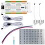 Imagem de Kit Controlador De Luz De Escada Com Sensor De Movimento LED Flexível 32 Canais DC 12V 24V