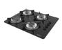 Imagem de Kit Cooktop 4 Bocas ferro fundido + Depurador 90cm Nardelli INOX LED