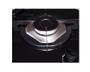 Imagem de Kit Cooktop 4 bocas preto A gás + Coifa Vidro Curvo Inox 80cm 3 velocidades