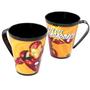 Imagem de Kit Copo 320mL Copo Shake com Canudo e Caneca Homem de Ferro