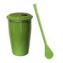 Imagem de Kit Copo Liso e Bomba Metal Color Terere Térmico Verde Pig