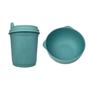 Imagem de Kit Copo Transição Bowl Bebê Urso Azul Introdução Alimentar