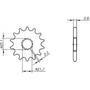 Imagem de Kit Coroa Pinhao Cp Temperado Kawasaki Er6n 2006 - Kcp0003t