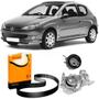 Imagem de Kit Correia Dentada Peugeot 206 1.0 16v 2001 a 2006 Bomba Dagua