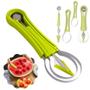 Imagem de Kit Cortador Boleador Fruta Legumes Decorador Inox Cozinha Confeitaria