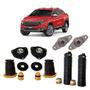 Imagem de Kit Coxim Batente Amort Dianteiro Traseiro Fiat Toro 2016/..