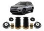 Imagem de Kit Coxim Batente Dianteiro Jeep Compass 2016 2017 2018 2019