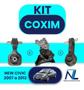 Imagem de Kit Coxim Calço Motor E Cambio Honda New Civic 2007 A 2011